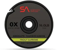 Scientific Anglers Absolute Fluorocarbon Trout Supreme Tippet (5X)