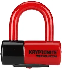 Kryptonite Evolution Series 4 Bicycle Disc Bike Lock (Red)