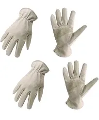 HLDD HANDLANDY Leather Stretchable Wrist Rigger Work Gloves