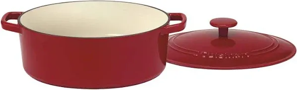 Cuisinart Chef&#x27;s Classic 5.5qt Red Enameled Cast Iron Oval Casserole with C