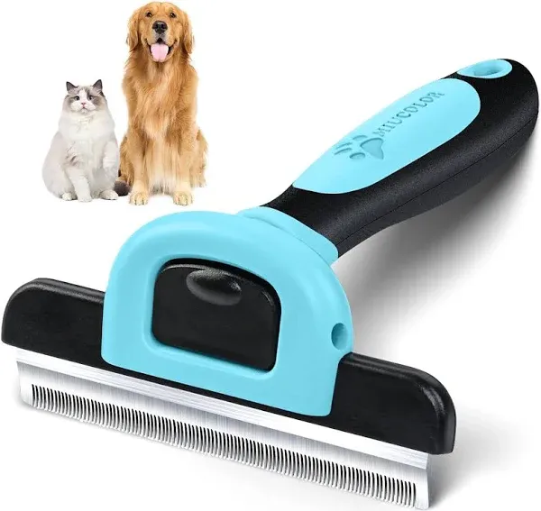 MIU COLOR Pet Grooming Brush, Deshedding Tool for Dogs & Cats-Effectively Reduces Shedding by up to 95% for Short Medium and Long Pet Hair