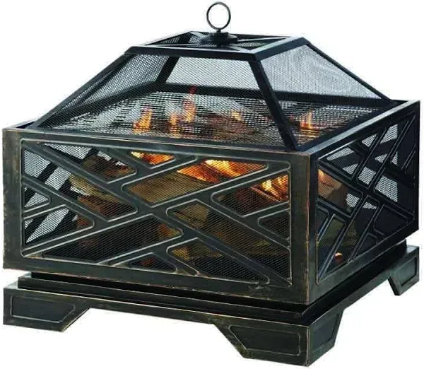 Hearth Martin Extra Deep Wood Burning Fire Pit, 26-Inch