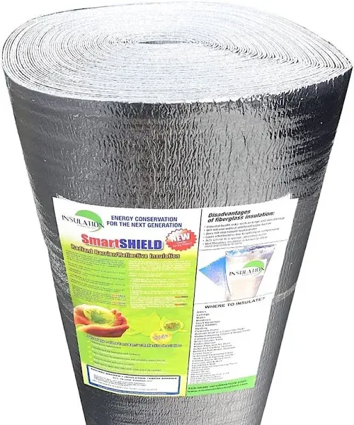 SmartSHIELD Pro 1.5mm Reflective Insulation Roll - 48&#034;x100ft, Foam Core