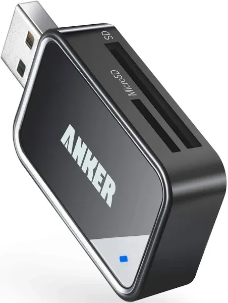 Anker USB 3.0 SD Card Reader 2-in-1 SD Card Reader for SDXC SDHC