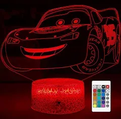 DRYLF 3D Cars Night Light