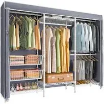 VIPEK V10C Heavy Duty Clothes Rack Covered Closet