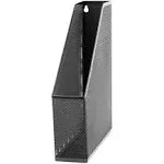  Steel Magazine File Holder, 12.5&#034; x 9.8&#034; x 3&#034; Black Mesh