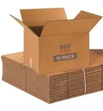 Moving Boxes Medium 18L X 14W X 12H 10-Pack | Corrugated Cardboard Box F