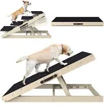 Dog Ramp, Adjustable Steps for High Bed, Folding Stairs Beds, Small &amp; Large D...