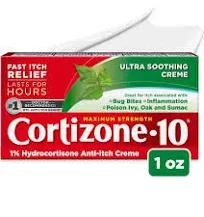 Cortizone 10 Maximum Strength Ultra Soothing Anti-Itch Cream