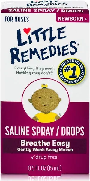 Little Remedies Saline Spray Drops