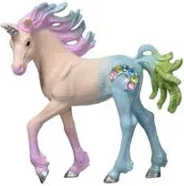 Schleich bayala, Unicorn Toys for Girls and Boys, Marshmallow Unicorn Foal with Gems, Pink, Ages 5+