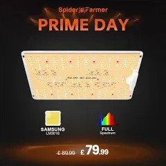 Spider Farmer SF1000D LED Grow Light Full Spectrum Samsung For Indoor Veg Bloom