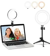 Desk Ring Light for Zoom Meetings