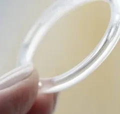 NAHANCO CIR100 Acrylic Scarf Rings, Small, Clear (Pack of 100)