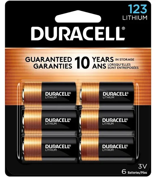 (6) Duracell Lithium 123 3V CR 17345 Battery 36 TOTAL FACTORY SEALED!!! 2033 Exp