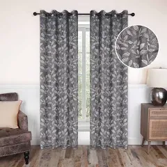 Superior Leaves Blackout Curtain Set