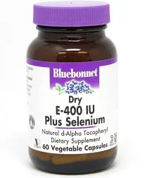 Dry E-400 IU Plus Selenium - Bluebonnet - 60 Capsules