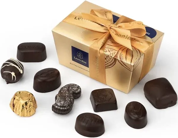 Leonidas Dark Belgian Chocolate Assortment Ballotin Gift Box