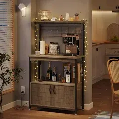 Bestier Microwave Stand with Storage Cabinet