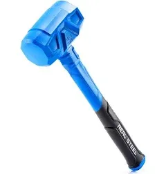 REAL Steel Dead Blow Hammer with Carbon Steel Core Handle Non-Marring and Sparking Resistant Rubber Mallet