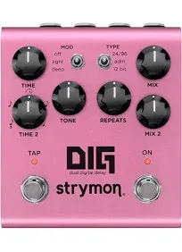 Strymon DIG Dual Digital Delay Guitar Effects Pedal