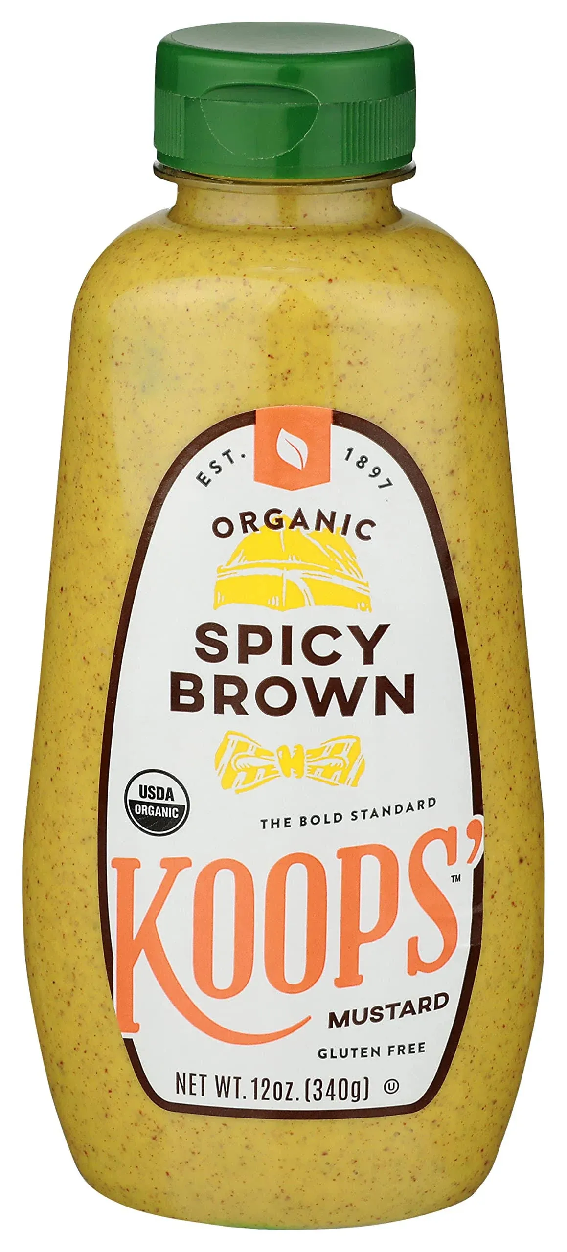 Koops' Mustard, Spicy Brown, Organic - 12 oz