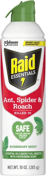 Raid Essentials Ant &amp; Roach Killer Child &amp; Pet Safe12oz Safe to use in Kitchen