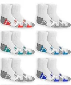 Fruit of the Loom Boys' Everyday Active Ankle Socks