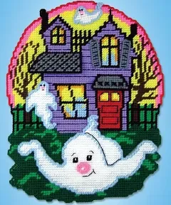 Design Works Crafts Haunted House Plastic Canvas Kit