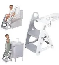 Potty Training Seat & Toddler Step Stool Ultimate Stability Toddler Toilet Seat