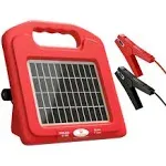 Pet & Livestock HQ Solar Electric Fence Charger 5 Mile - Solar Powered Energizer for Livestock - Low Impedance Solar Fencer Battery Powered