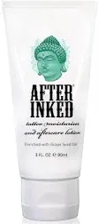 After Inked Tattoo Aftercare Moisturizer Skin Lotion Healing Cream 3oz Tube NEW