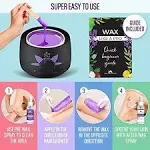 Tress Wellness Waxing Kit Wax Warmer -Easy to Use Digital Display 47 Items - Hair Removal Wax