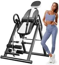 Gravity Heavy Duty Inversion Table with Headrest and Adjustable Protective Belt