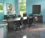 Mayline Aberdeen 12' Conference Table, Boat Gray Steel [ACTB12LGS]