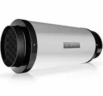 AC Infinity Inline Duct Fan Silencer 4&#034; Noise Reduction Muffler Blower Silencer