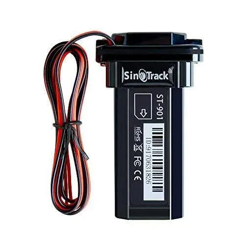 SINOTRACK ST-901L 4G GPS Tracker for Vehicles, Car Locator Mini Black