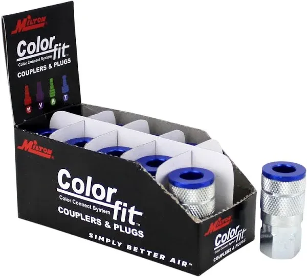 Milton ColorFit Pneumatic Couplers