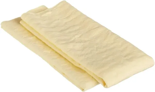 Amazon Basics Drying Synthetic Chamois, Cleaning Cloth, 26" x 17", 2 Pack, Yellow