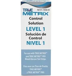 True Metrix TRUE Metrix Control Solution Glucose 1 X 3 mL Level 1