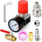 MEANLIN Measure 1/4 Inch Air Compressor Regulator