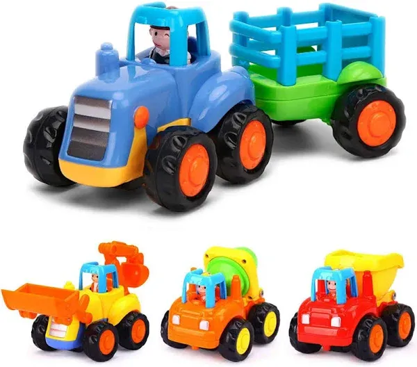 Wolson Push and Go Friction Powered Car Toys