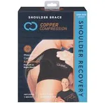 Copper Compression Recovery Shoulder Brace