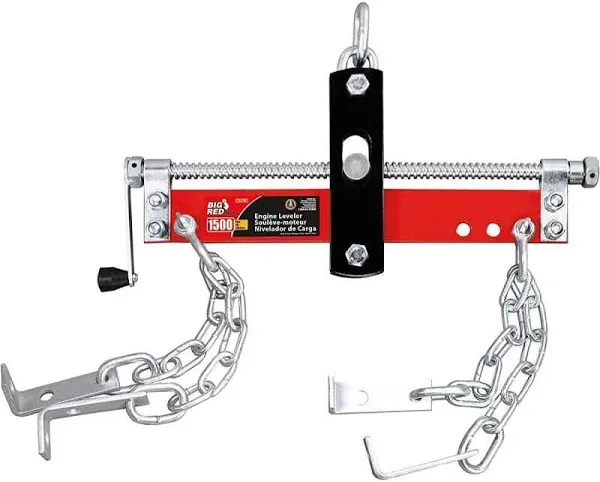 1500 Lbs  Engine Hoist Leveler Cherry Picker Shop Crane Load Lift Tool