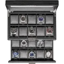 Rothwell 20 Slot Leather Watch Box