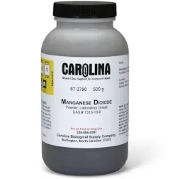 Carolina Biological Supply Company Manganese Dioxide Powder Laboratory Grade 500 G