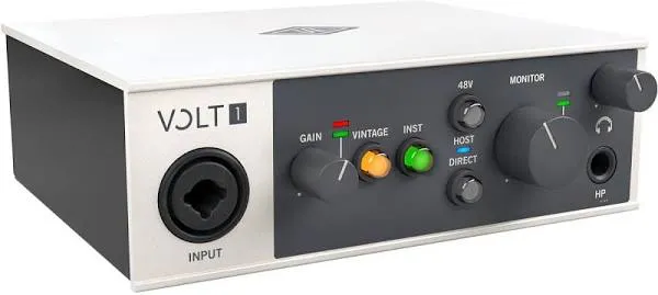 UA Volt 1 USB Audio Interface for Recording, Podcasting, and Streaming with Esse