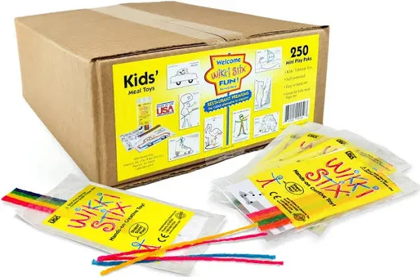 Mini Play Paks, 250 Individual paks! Great for Restaurants, Parties, Travel, ...