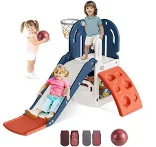 Suteck 4 in 1 Toddler Slide